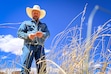 ( David Condos | KUER ) As the Colorado River becomes increasingly strained and droughts get more extreme, some farmers and ranchers are experimenting with alternative crops, such as the Kernza grain seen here on Sept. 17, 2024.