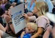 (Francisco Kjolseth  |  The Salt Lake Tribune) Hockey fans join the fun as the Utah Hockey Club hosts their first NHL draft party at the Delta Center on Friday, June 28, 2024.