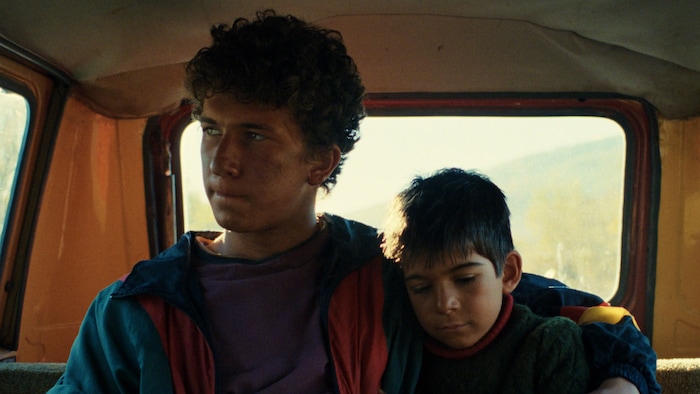 (Sundance Institute) Arif Jakup, left, and Agush Agushev appear in "DJ Ahmet" by Georgi M. Unkovski, an official selection of the 2025 Sundance Film Festival, in the World Cinema Dramatic competition.