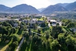 (Rick Egan | The Salt Lake Tribune) Mountains serve as a backdrop to Utah State University in Logan on Friday, July 19, 2024.