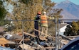 (Francisco Kjolseth  | The Salt Lake Tribune) The Utah state fire marshal overlooks a leveled home in the area of 10500 S. and 3200 West in South Jordan on Thursday, Nov. 7, 2024, following an explosion on Wednesday afternoon that left one person dead.