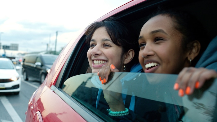 (Neon Films/Rosamont) Safiyya Ingar and Ebada Hassan play teen girls who run away from home with a plan to go to Syria, in director Nadia Fall's "Brides," an official selection of the 2025 Sundance Film Festival, in the World Cinema Dramatic competition.