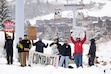 (Francisco Kjolseth  | The Salt Lake Tribune) Park City ski patrollers officially go on strike, citing unfair labor practices and marking the latest chapter in the union’s negotiations with Park City Mountain and its owner, Vail Resorts on Friday, Dec. 27, 2024.