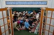 (Francisco Kjolseth  |  The Salt Lake Tribune) Muslim worshippers hold prayer services at the Alrasool Islamic Center in Taylorsville during Ramadan on in March 2024. This year, the monthlong celebration is set to begin Feb. 28 or March 1, depending on the appearance of the moon.