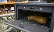 (Bethany Baker  |  The Salt Lake Tribune) A handgun is seen inside a gun vault at the gun shop Gunnies in Orem on Wednesday, Sept. 18, 2024.