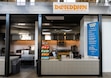 (Rick Egan | The Salt Lake Tribune) Deadpan Sandwich's stall in the Woodbine Food Hall in the Granary District, shown on Tuesday, Aug. 2, 2022. In a post on Instagram, the co-founders of Deadpan said they wanted to focus on this original location.