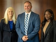 (Rick Egan | The Salt Lake Tribune) Utah Tech University employees Becky Broadbent, left, Jared Rasband and Hazel Sainsbury, on Monday, Nov. 11, 2024.