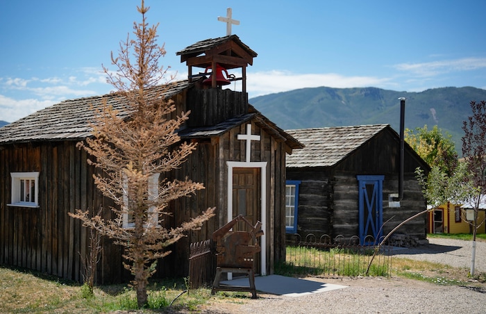 (Francisco Kjolseth  | The Salt Lake Tribune) Two weddings have taken place inside the church school house at the Richard W. Erickson Foundation Power Show & Museum in Wallsburg, Utah on Tuesday, Aug. 6, 2024.