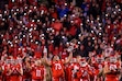 (Trent Nelson  |  The Salt Lake Tribune) Moment of Loudness as Utah hosts BYU, NCAA football in Salt Lake City on Saturday, Nov. 9, 2024.