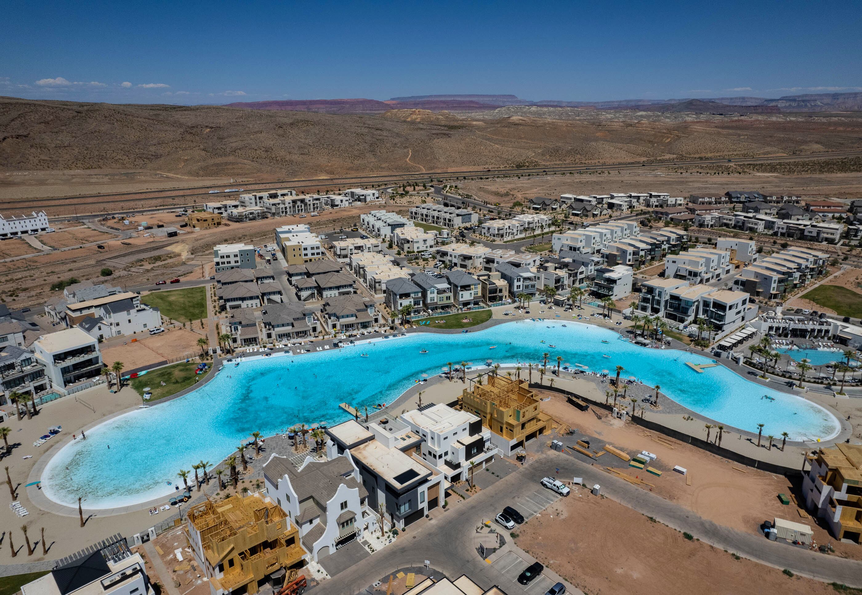 (Francisco Kjolseth | The Salt Lake Tribune) The Desert Color community in St. George on Tuesday, June 11, 2024, where development is booming.