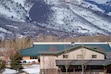 (Trent Nelson  |  The Salt Lake Tribune) The Park City School District offices, front, and Treasure Mountain Middle School in Park City on Tuesday, March 22, 2022. Utah’s highest-paid superintendent, Jill Gildea of the Park City School District, has announced plans to retire.