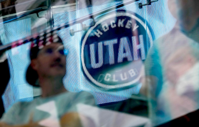 (Francisco Kjolseth  |  The Salt Lake Tribune) The Utah Hockey Club hosts their first NHL draft party at the Delta Center on Friday, June 28, 2024.