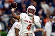 (Butch Dill | AP) New Mexico quarterback Devon Dampier (4) looks to throw a pass during the first half of an NCAA college football game against Auburn, Saturday, Sept. 14, 2024, in Auburn, Ala.