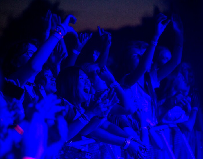 (Rick Egan | The Salt Lake Tribune)  The crowd cheers for the Aces the Fork Fest in American Fork, on Saturday, June 17, 2023.
