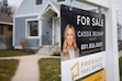 (Bethany Baker  |  The Salt Lake Tribune) A realtor sign is seen in front of a home in Salt Lake City on Monday, Jan. 13, 2025. A new study shows that most Utahns think the state is in a 'major' housing crisis.