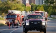 (Bethany Baker  |  The Salt Lake Tribune) Firefighters head toward the Sandhurst Fire in Salt Lake City on July 20, 2024. Most firefighters in Utah are volunteers who, despite the title, are paid for their service. A proposed tweak to the state's retirement rules could help volunteers stay eligible without losing retirement benefits.