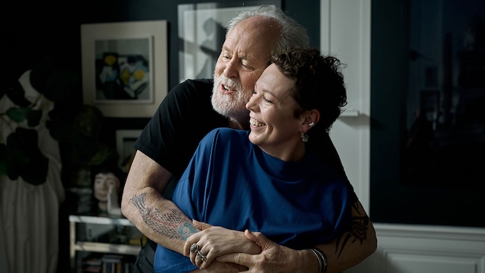 (Mark De Blok  |  Sundance Institute) John Lithgow, left, and Olivia Colman star in director Sophie Hyde's "Jimpa," an official selection of the 2025 Sundance Film Festival, in the Premieres program.