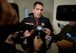 (Francisco Kjolseth  |  The Salt Lake Tribune) University of Utah football offensive coordinator Andy Ludwig speaks with the media on Friday, December 20, 2019, following a practice as the team gets ready for their Alamo Bowl game at the end of the year. 