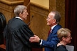 (Trent Nelson  |  The Salt Lake Tribune) Utah Supreme Court Chief Justice Matthew B. Durrant and Senate President Stuart Adams, R-Layton, at the Utah Capitol in Salt Lake City on Tuesday, Jan. 21, 2025.