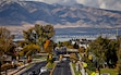 (Kim Raff for The New York Times) A view of Vineyard in October 2024 looking toward Utah Lake.