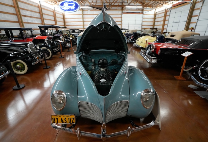 (Francisco Kjolseth  | The Salt Lake Tribune) is pictured at the Richard W. Erickson Foundation Power Show & Museum in Wallsburg, Utah on Tuesday, Aug. 6, 2024.