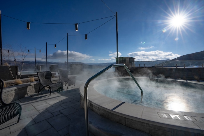 (Francisco Kjolseth  | The Salt Lake Tribune)  The Grand Hyatt Deer Valley, the first hotel of seven to be built in the Deer Valley East Village expansion, is pictured on Tuesday, Dec. 10, 2024.