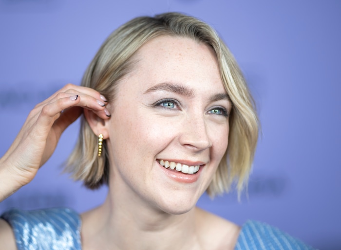 (Rick Egan | The Salt Lake Tribune)    Saoirse Ronan on the Press line for "The Outrun" at the Library Center in Park city, during the Sundance film Festival, on Friday, Jan. 19, 2024.
