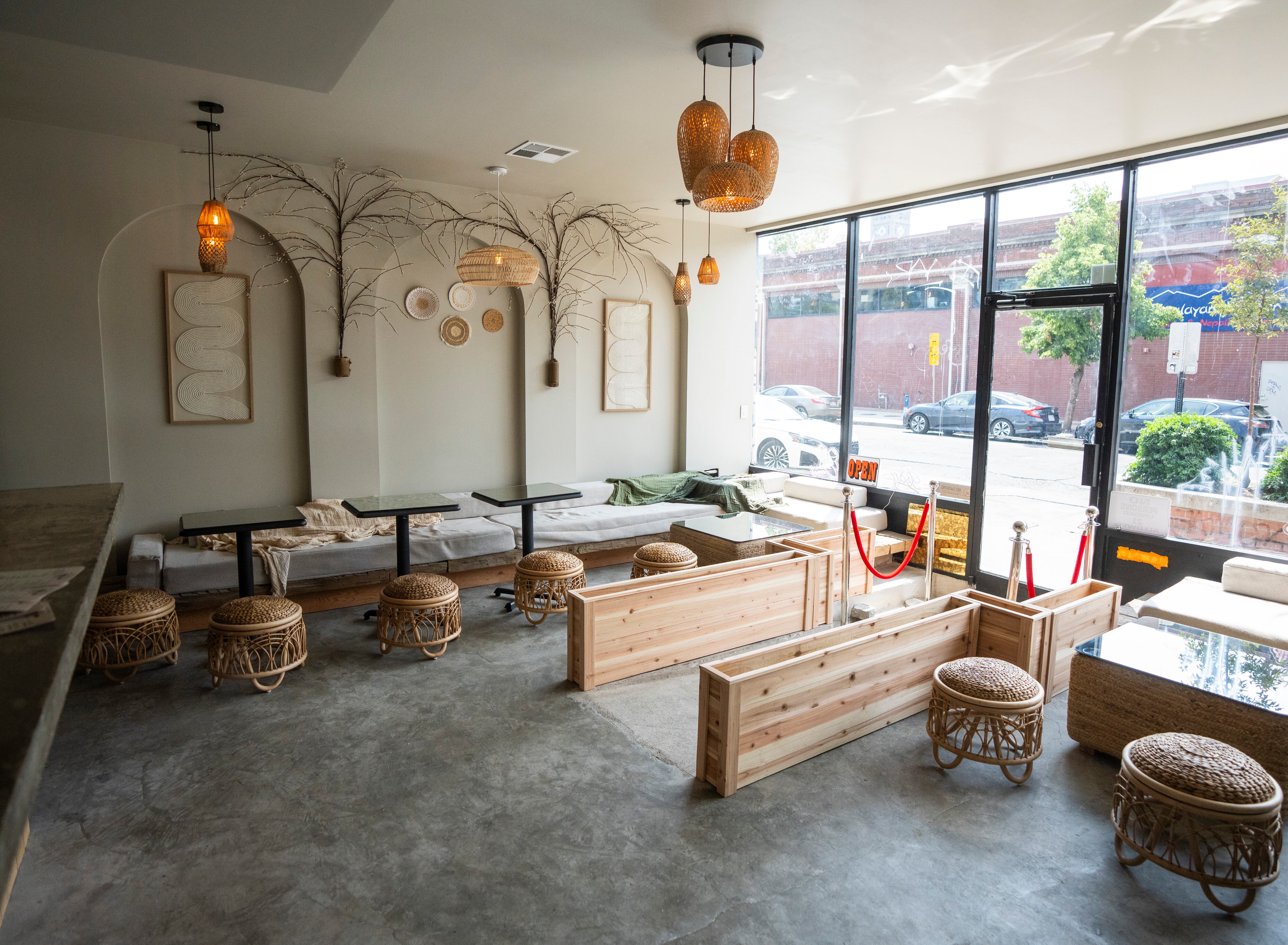 (Rick Egan | The Salt Lake Tribune) Earth and Stones Cocktail Bar at 63 Exchange Place, on Thursday, Aug. 8, 2024.
