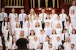 (The Church of Jesus Christ of Latter-day Saints) A children’s choir from northern Utah sings at General Conference in the Conference Center in Salt Lake City in October 2024. Tribune guest columnist Eli McCann has been out of the faith for years, but he still finds himself singing Primary songs to his new child.