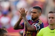 (Francisco Kjolseth  |  The Salt Lake Tribune) Chicho Arango (9) during an MLS soccer match against LA Galaxy on Saturday, June 22, 2024, in Sandy Utah.