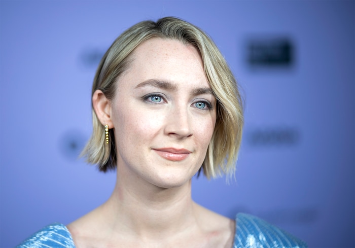 (Rick Egan | The Salt Lake Tribune)    Saoirse Ronan on the Press line for "The Outrun" at the Library Center in Park city, during the Sundance film Festival, on Friday, Jan. 19, 2024.
