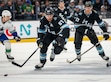 (Rick Egan | The Salt Lake Tribune)  Utah Hockey Club left wing Lawson Crouse (67) skates toward the puck, in NHL action between Utah Hockey Club and Vancouver Canucks at the Delta Center, on Wednesday, Dec 18, 2024.

