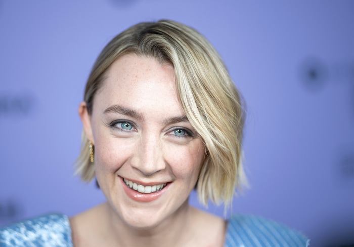 (Rick Egan | The Salt Lake Tribune)    Saoirse Ronan on the Press line for "The Outrun" at the Library Center in Park city, during the Sundance film Festival, on Friday, Jan. 19, 2024.
