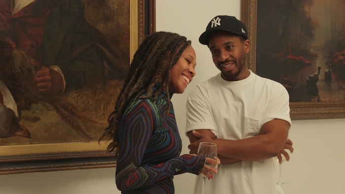 (Sundance Institute) Nicole Beharie,left and André Holland appear in director Rachael Abigail Holder's "Love, Brooklyn," an official selection of the 2025 Sundance Film Festival, in the U.S. Dramatic competition.