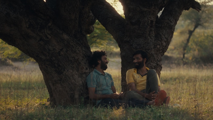 (Vikas Urs  |  Sundance Institute) Bhushaan Manoj and Suraaj Suman appear in "Sabar Bonda (Cactus Pears)," directed by Rohan Parashuram Kanawade, an official selection of the 2025 Sundance Film Festival. in the World Cinema Dramatic competition.