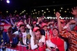 (Doug Mills | The New York Times) Supporters of former President Donald Trump, the Republican presidential nominee, react after Fox News called the presidential race for Trump during an election night event at the Palm Beach County Convention Center in West Palm Beach, Florida, on Wednesday, Nov. 6, 2024.