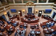 (Rick Egan | The Salt Lake Tribune)  The Utah Senate meets to discuss a constitutional amendment over citizen initiatives in the Senate during a special session, on Wednesday, Aug. 21, 2024.
