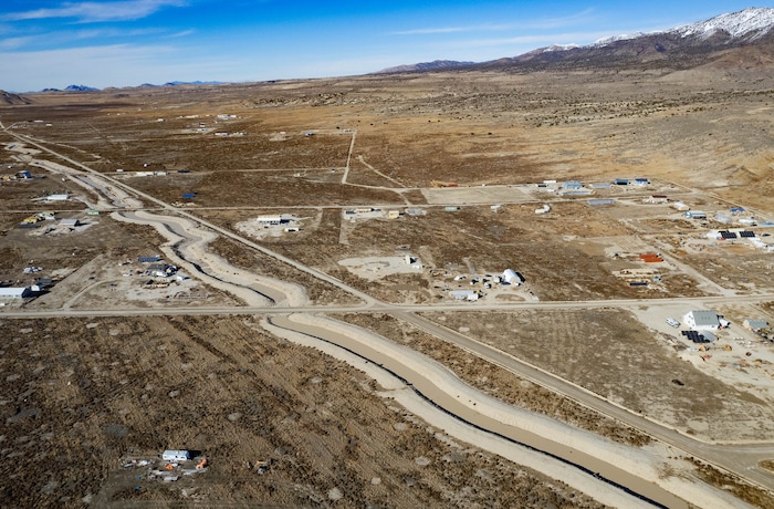 (Francisco Kjolseth | The Salt Lake Tribune) Riverbed Ranch Co-op in the remote western Utah desert is building a self reliant community, untethered to any utility grids, on 1,245 acres of land.