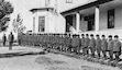 (Uintah County Library Regional History Center) Ute boys in uniform at the Whiterocks School, the state's longest operating Indigenous boarding school, are shown in this undated photo. A national coalition is collecting stories from boarding school survivors, including 24 in Utah, for a public archive.