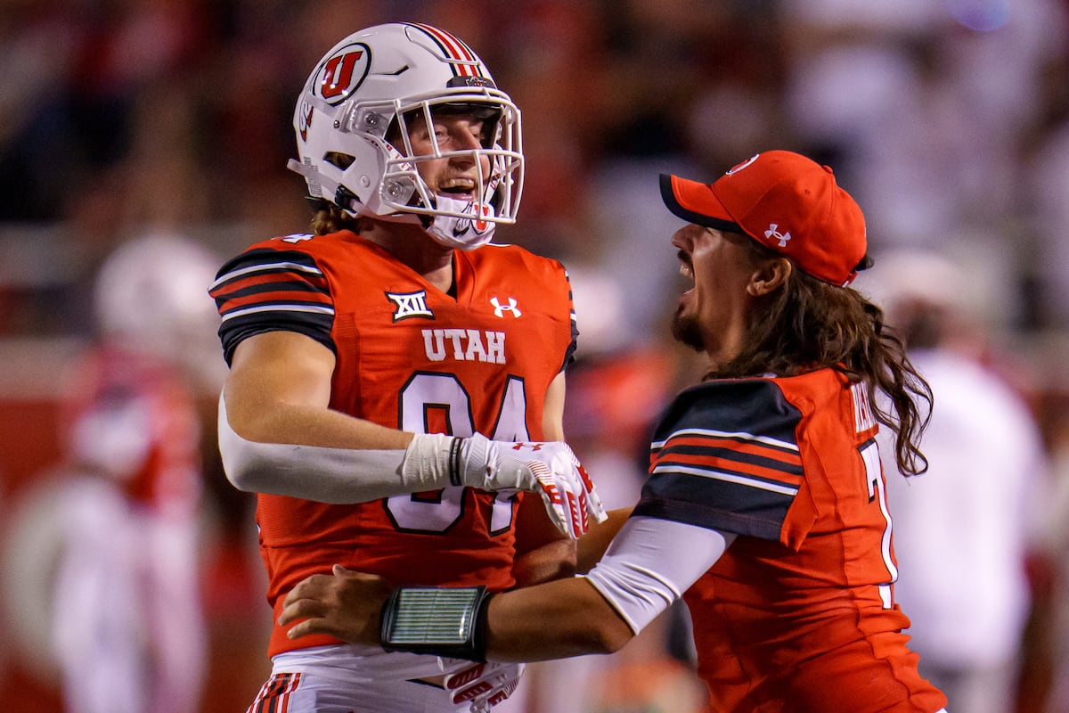 A former BYU basketball player is catching touchdowns for the Utes — and he’s just getting started