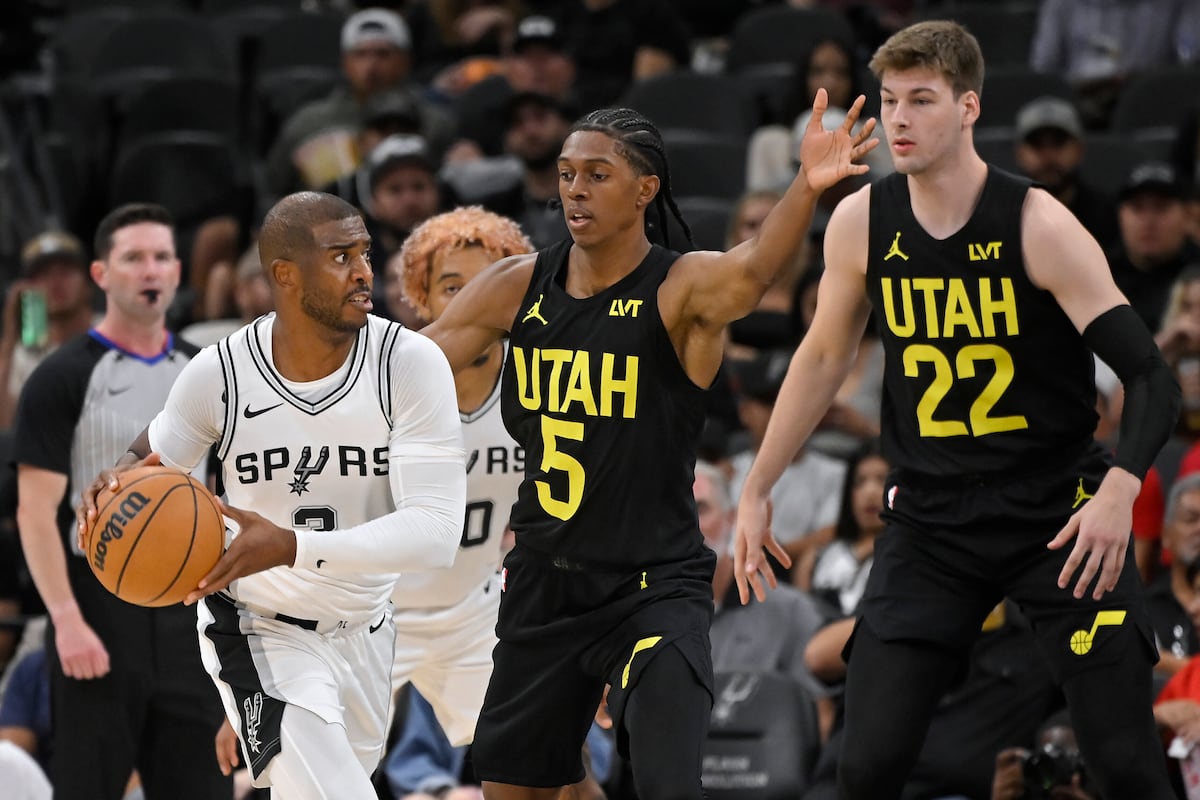 Utah Jazz rookie Cody Williams is having his best games against the San Antonio Spurs