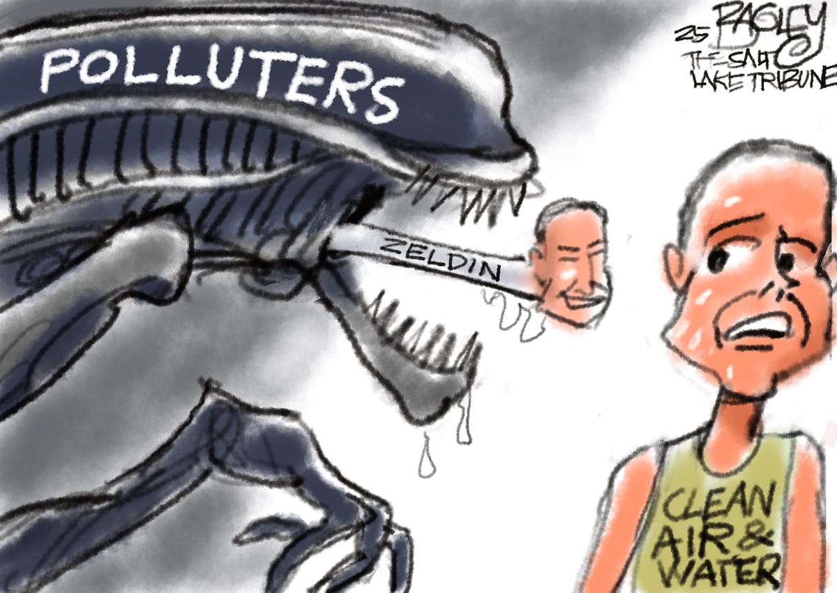 Check out Pat Bagley’s latest cartoon: Monsters Inc.