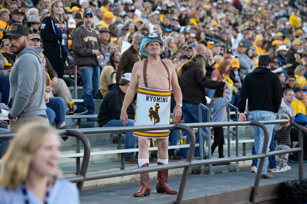 Wyoming’s famed barrel man is sad to see the BYU rivalry go. But he fears it’s a symptom of the Cowboys’ diminishing role in college football