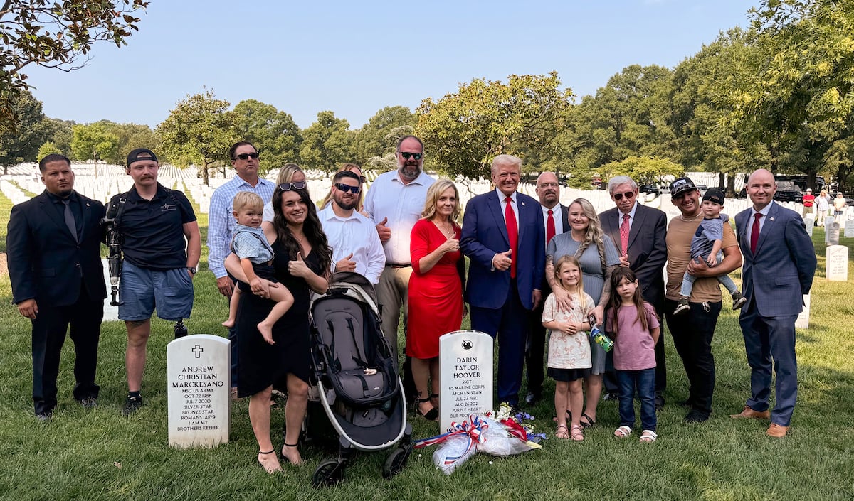 Cox campaigns on graveside visit with Trump at Arlington National Cemetery — a move ‘federal law prohibits’