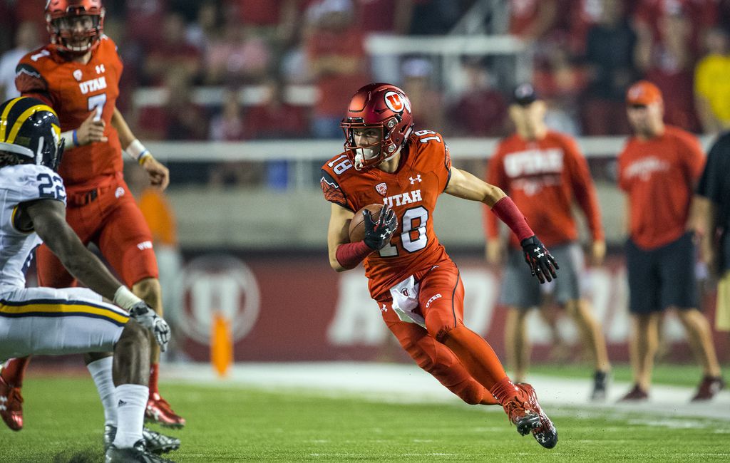 Happy to be 'back in football again,' Britain Covey and the Utes