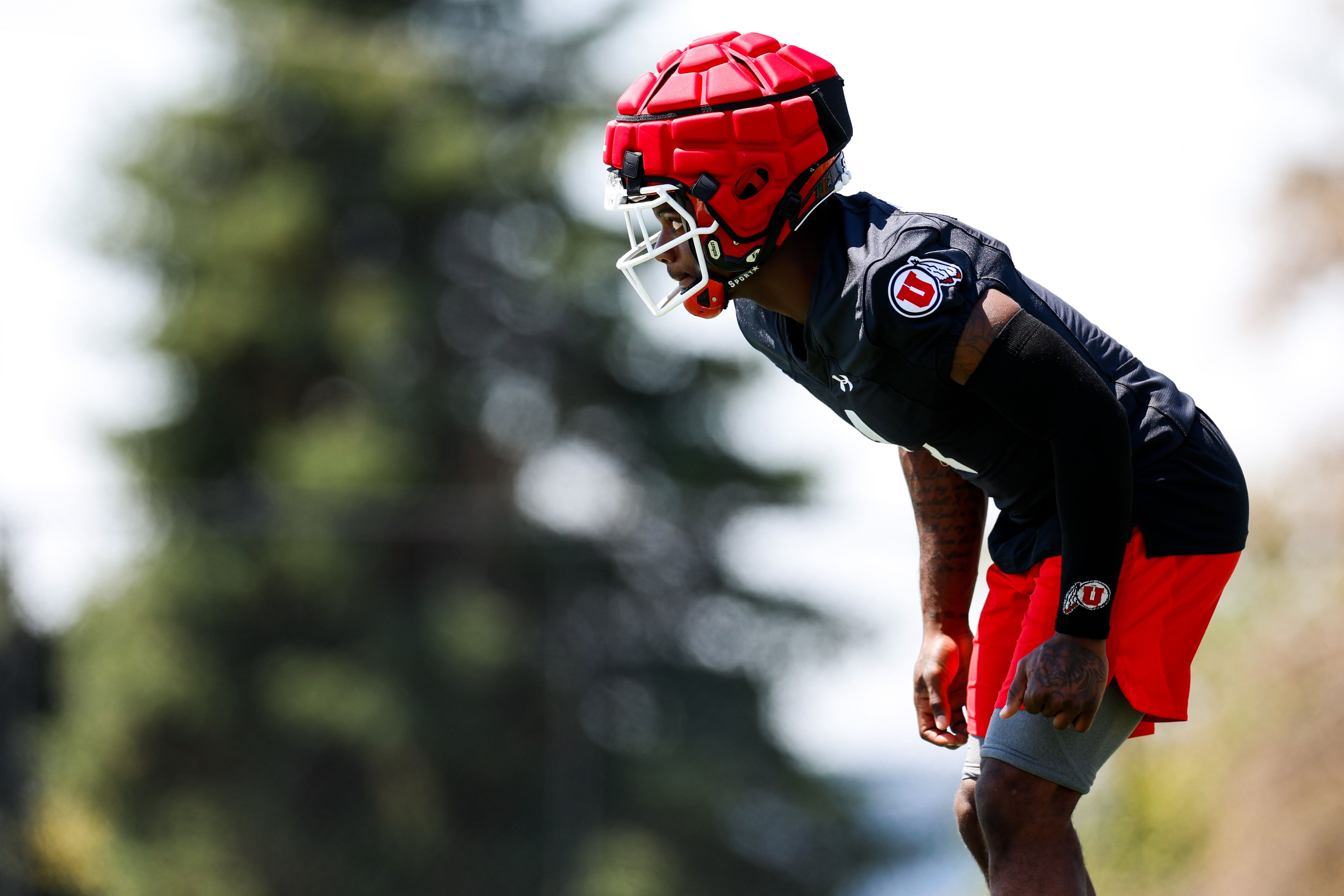 What are those funny-looking soft caps on NFL helmets during camp?, Sports