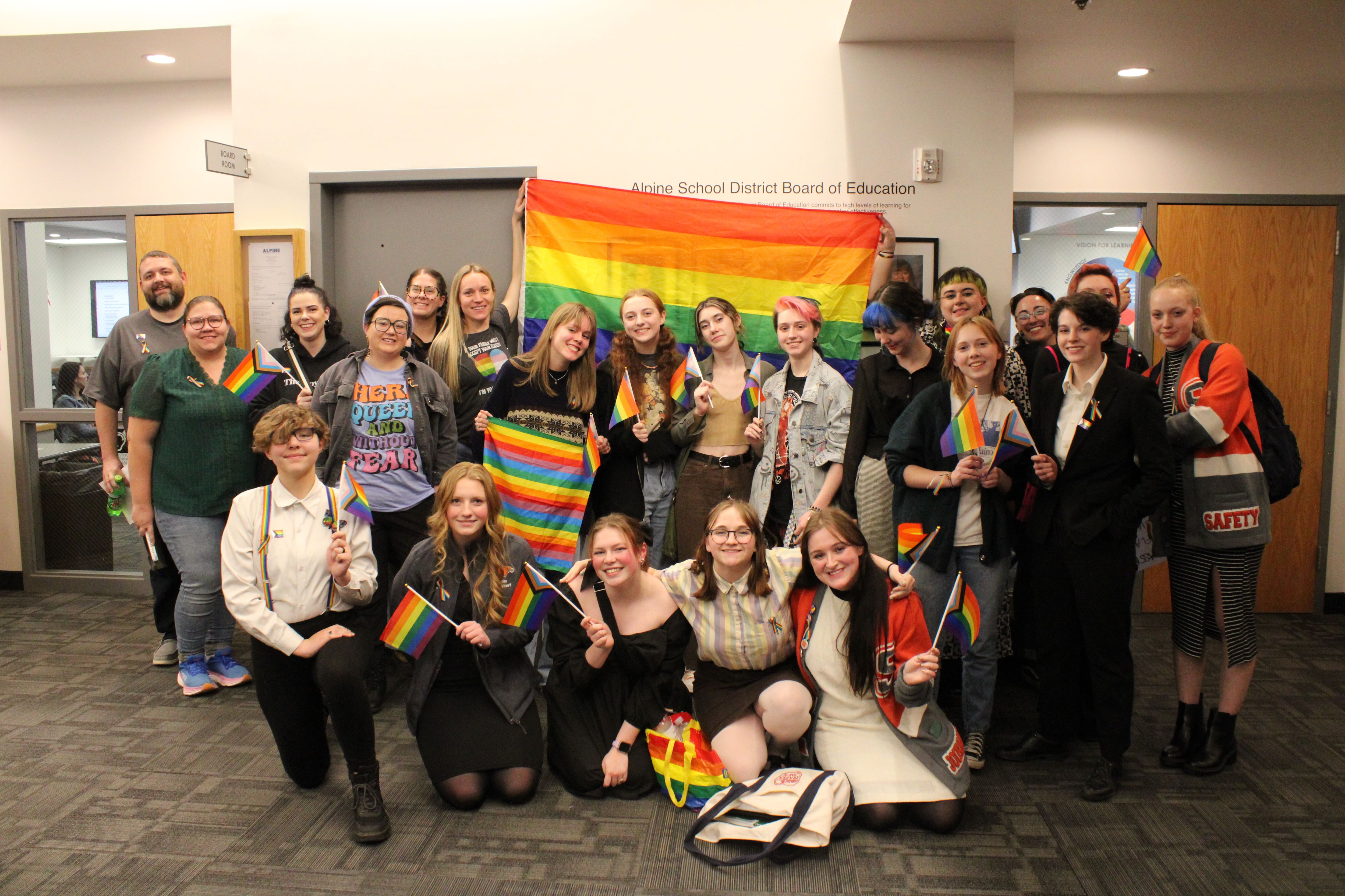 Xxx School Girls 16 Yard Com - A Utah County school removed all pride flags, but these LGBTQ+ kids are  fighting back