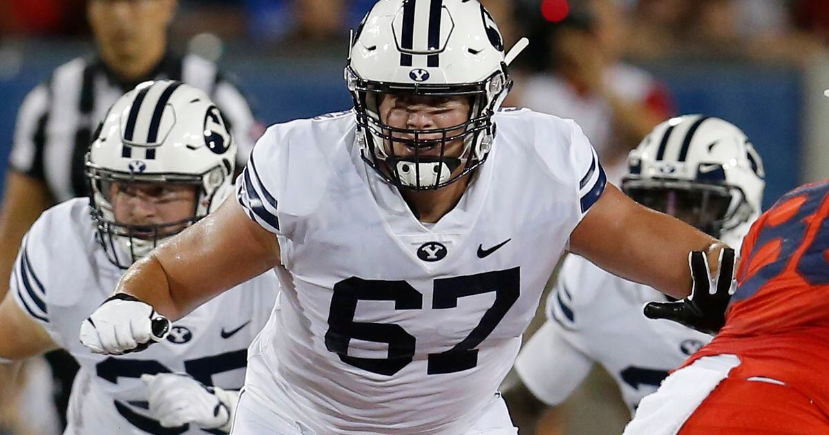 BYU freshman left tackle Brady Christensen doesn't have a flashy