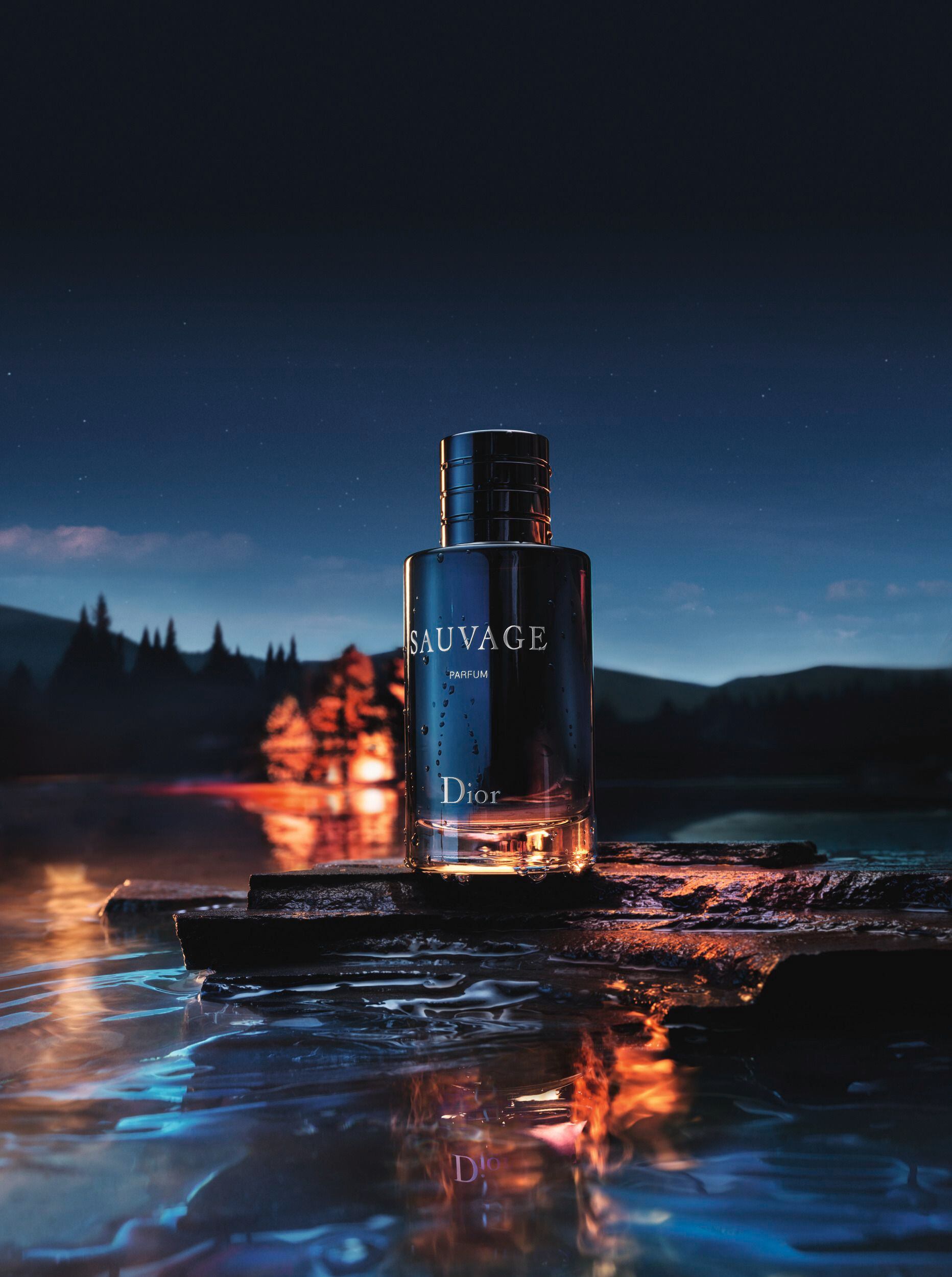 (Image courtesy Parfums Christian Dior) An image of the product in a commercial for Christian Dior's men's fragrance Sauvage, filmed in southeast Utah.