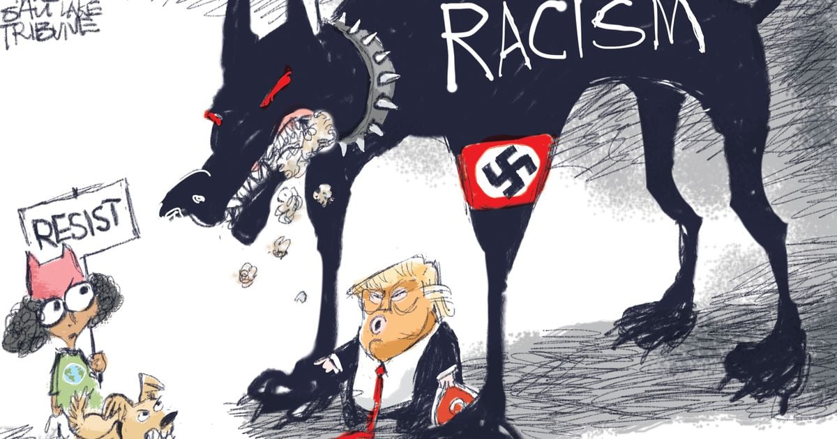 Bagley Cartoon: Nazi Dog - The Salt Lake Tribune